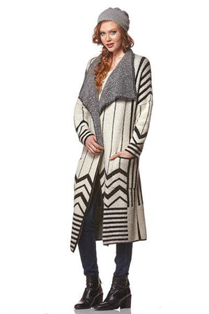 Young Threads Long Sweater Duster - Lorraine's for Women